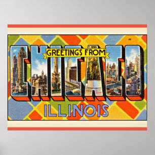 Grüße von Illinois Poster