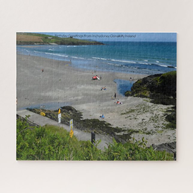 Grüße von Inchydoney Clonakilty Ireland Jigsa Puzzle (Horizontal)
