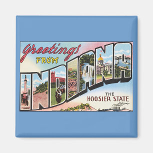 Grüße von Indiana! Magnet