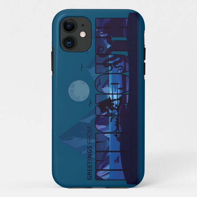 Grüße von Innsmouth Devils Reef Lovecraft Case-Mate iPhone Hülle (Rückseite)