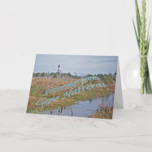 Grüße von Kap Hatteras OBX Karte