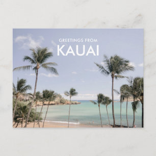 Grüße von Kauai Beach Postkarte