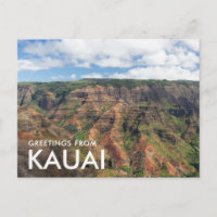 Grüße von Kauai Waimea Canyon