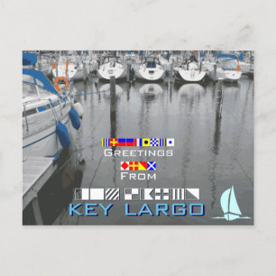 Grüße von Key Largo Postkarte