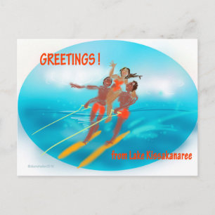Grüße von Kissakanaree Postcard Postkarte