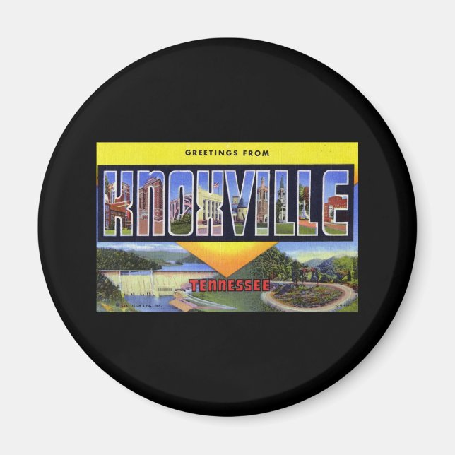 Grüße von Knoxville Tennessee Magnet (Vorne)