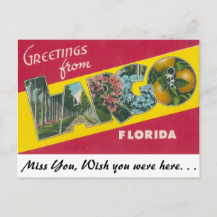 Grüße von Largo, Florida Postkarte