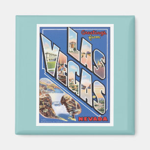 Grüße von Las Vegas Magnet