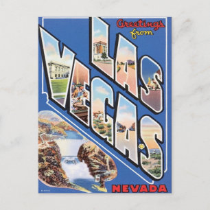 Grüße von Las Vegas Postkarte