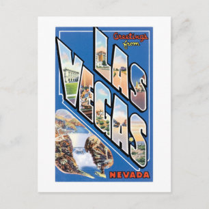 Grüße von Las Vegas! Postkarte