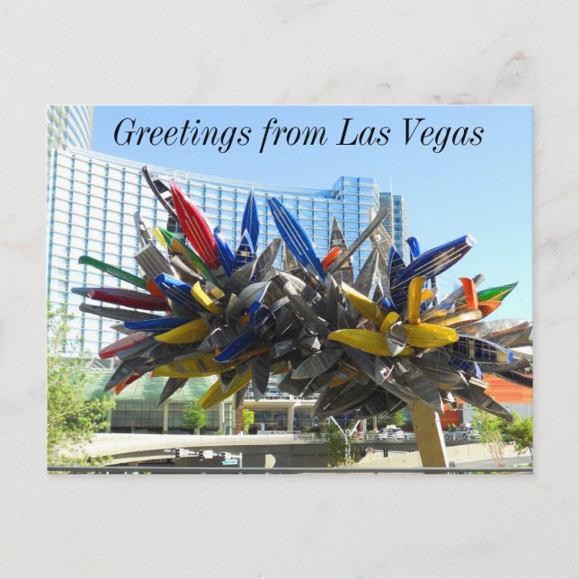 Grüße von Las Vegas Postkarte (Vorderseite)