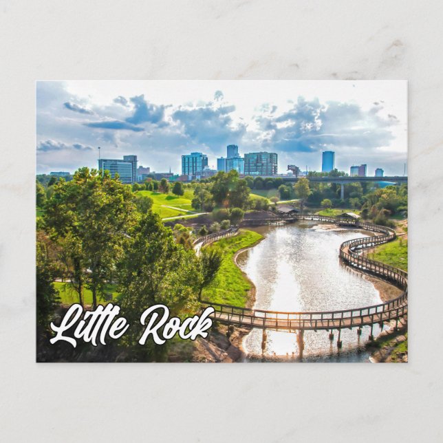 Grüße von Little Rock, Arkansas, USA Postkarte (Vorderseite)