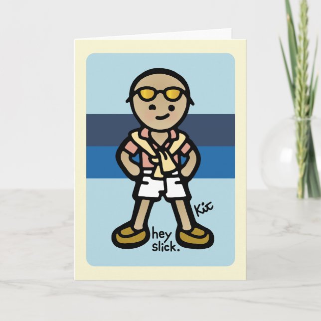 Grüße von meiner privaten Insel Karte (Vorderseite)