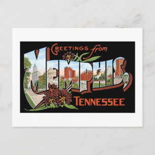 Grüße von Memphis, Tennessee! Postkarte