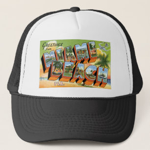 Grüße von Miami Beach, Florida! Truckerkappe