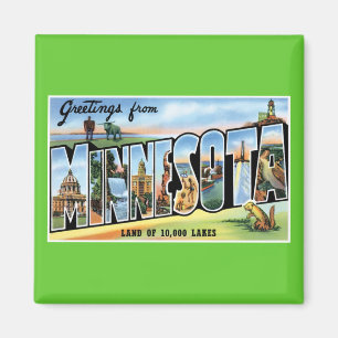 Grüße von Minnesota! Magnet