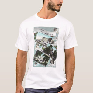 Grüße von mit landschaftlichem ViewsWoodland, CA T-Shirt