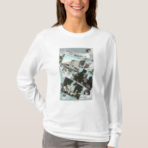 Grüße von mit landschaftlichem ViewsWoodland, CA T-Shirt