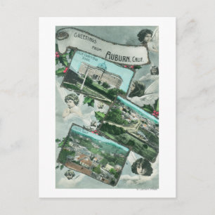 Grüße von mit Landschaftlichen AnsichtenAuburn, CA Postkarte