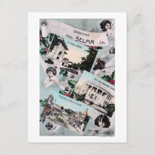 Grüße von mit Landschaftlichen AnsichtenSelma, CA Postkarte