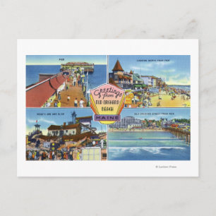 Grüße von mit Landschaftlicher Aussicht Postkarte