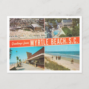 Grüße von Myrtle Beach, South Carolina Travel Postkarte
