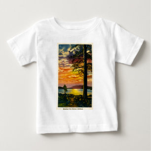 Grüße von Norwegen, Michigan - Vintag Baby T-shirt