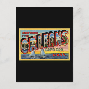 Grüße von Orleans Massachusetts Postkarte