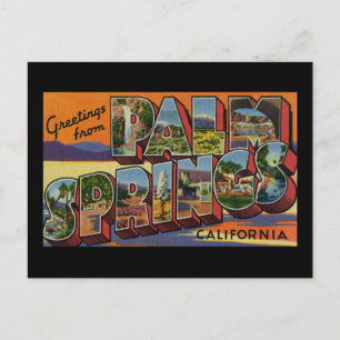 Grüße von Palm Springs California Postkarte