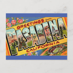 Grüße von Pasadena Ca. Travel Postcard Postkarte