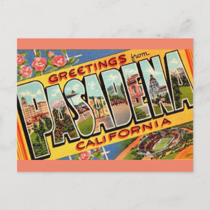 Grüße von Pasadena Ca. Travel Postcard Postkarte