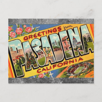 Grüße von Pasadena Ca. Travel Postcard Postkarte