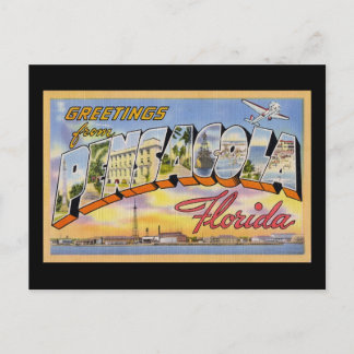 Grüße von Pensacola Florida Postkarte