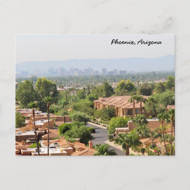 Grüße von Phoenix, AZ Postkarte (Vorderseite)
