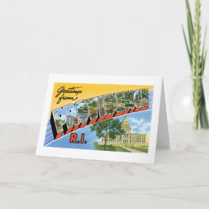 Grüße von Providence, Rhode Island! Karte