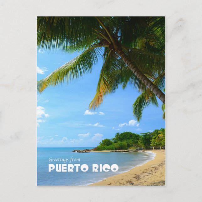 Grüße von Puerto Rico - POSTCARD Postkarte (Vorderseite)