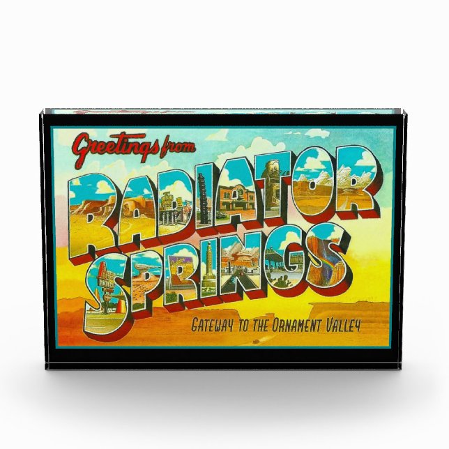 Grüße von Radiator Springs Arizona Fotoblock (Vorderseite)