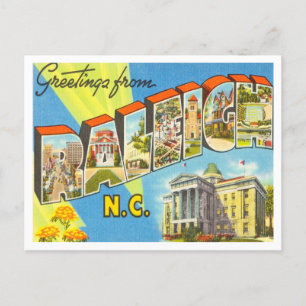 Grüße von Raleigh, North Carolina Travel Postkarte