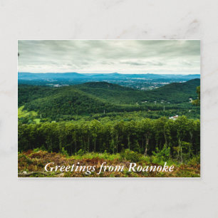 Grüße von Roanoke Postkarte