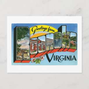 Grüße von Roanoke, Virginia! Postkarte