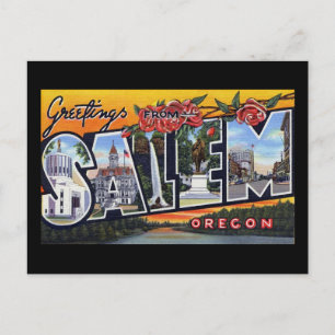 Grüße von Salem Oregon Postkarte