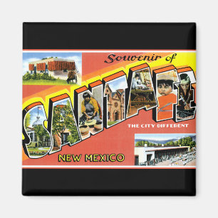 Grüße von Santa Fe Magnet