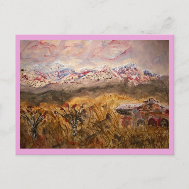 Grüße von Santa Fe Postkarte (Vorderseite)