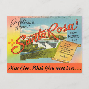 Grüße von Santa Rosa Postkarte