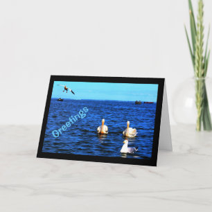 Grüße von schönem SeeWinnebago Karte