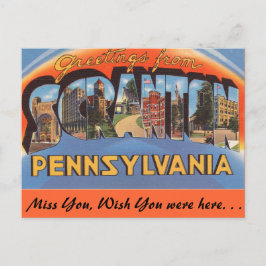 Grüße von Scranton Postkarte