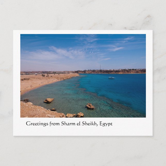 Grüße von Sharm el Sheikh, Ägypten Postkarte (Vorderseite)