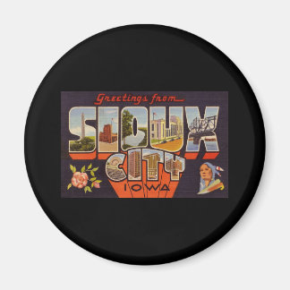 Grüße von Sioux City Iowa Magnet