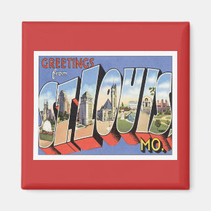 Grüße von St.Louis Missouri Magnet