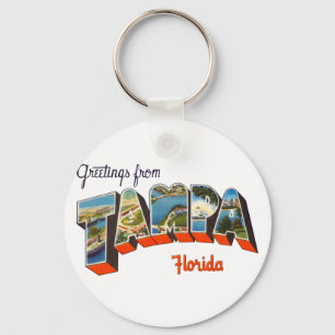 Grüße von Tampa, Florida Schlüsselanhänger